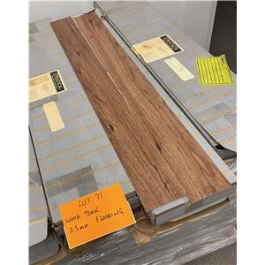 Lot 71

Wood Teak Flooring